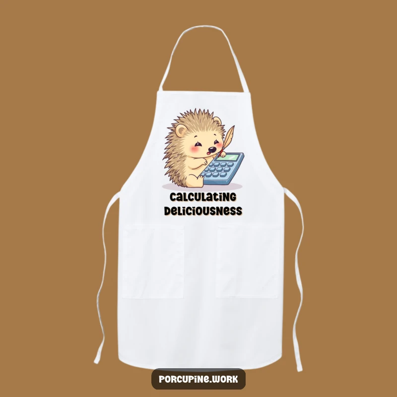 Funny Porcupine Apron - Hilarious Kitchen Calculations for Foodies!