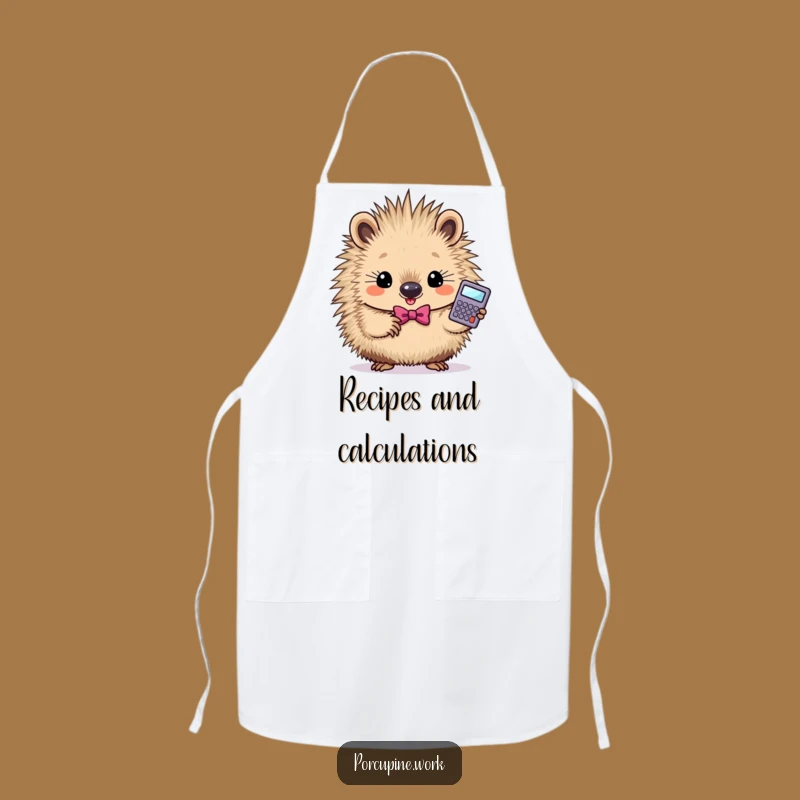 Funny Smart Porcupine Apron: Cook Up Clever Meals