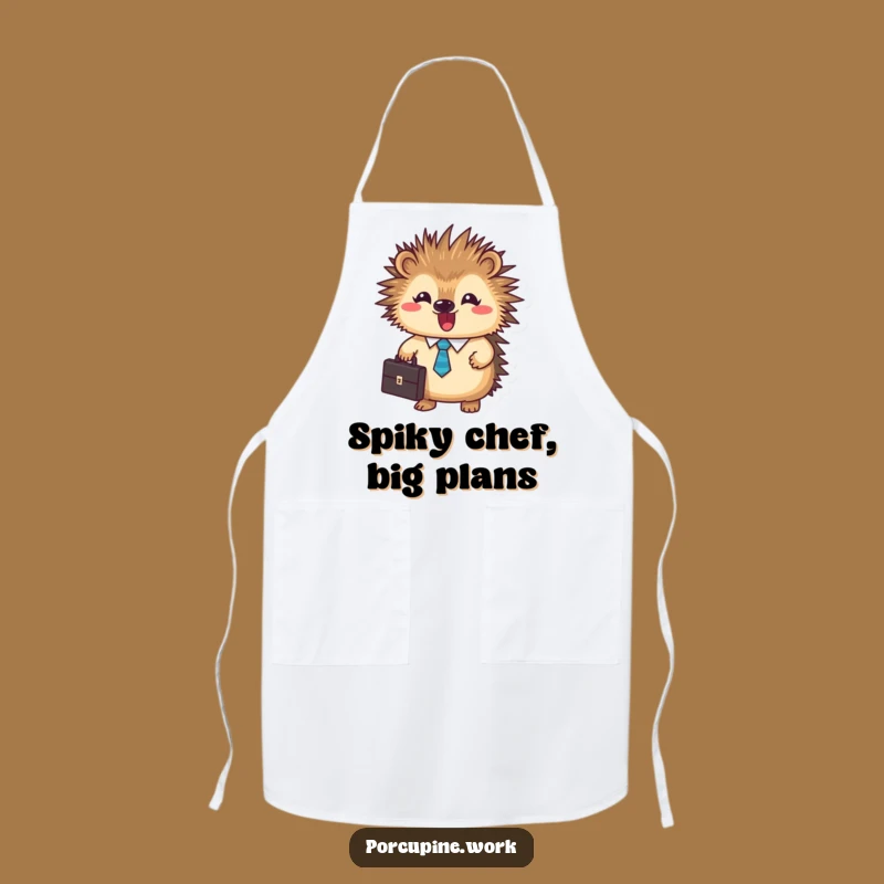 Funny Business Porcupine Apron: Cook Up Some Laughs in the Kitchen