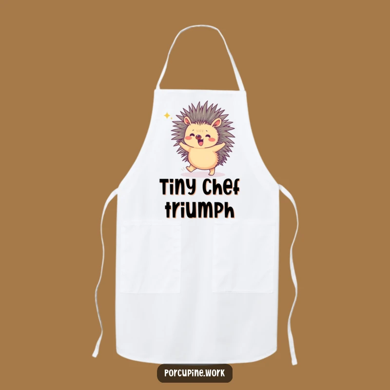 Funny Porcupine Apron: Celebrate Your Culinary Victories with Humor