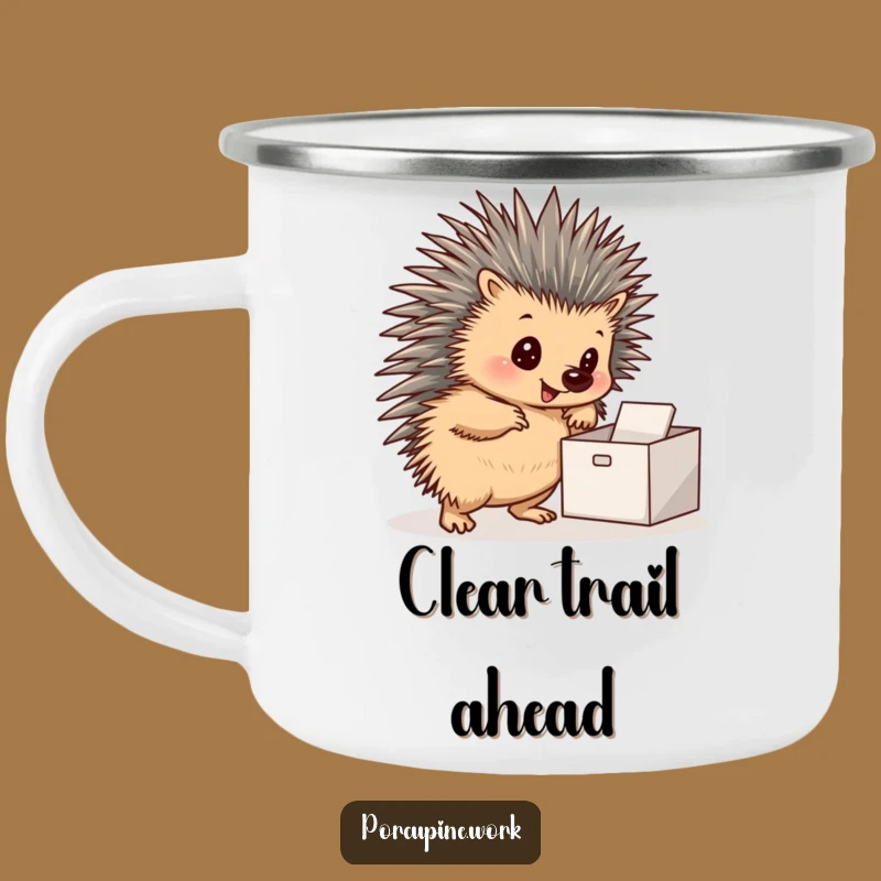 Funny Porcupine Campfire Mug: Organized Adventures Await