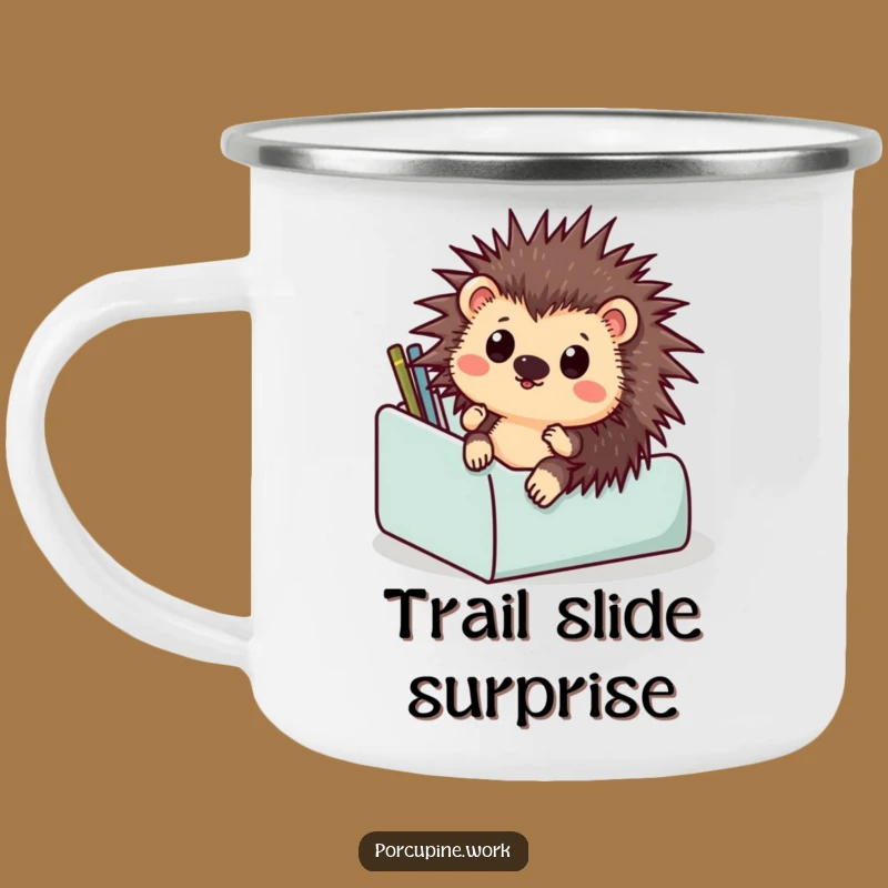 Funny Porcupine Camping Mug: Your Hilarious Companion for Outdoor Adventures