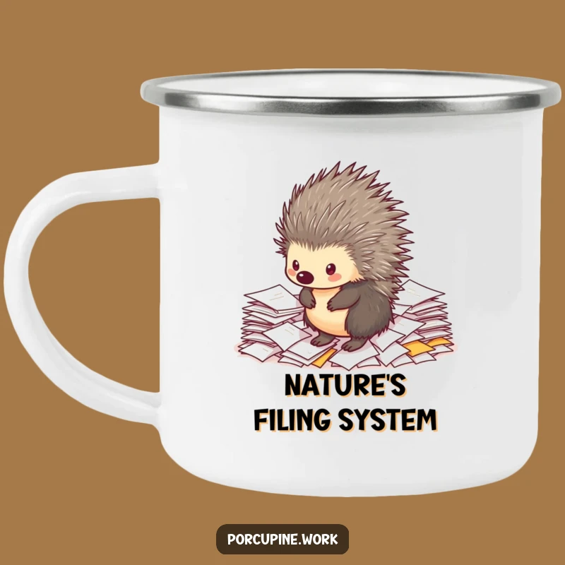 Funny Porcupine Camping Mug: Campfire Stories & Hilarious Sips - The Perfect Outdoorsy Gift!