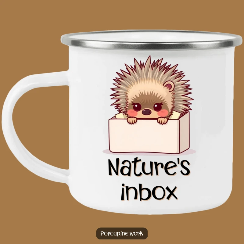 Funny Porcupine Camping Mug - Embrace the Outdoors with Hilarious Humor!