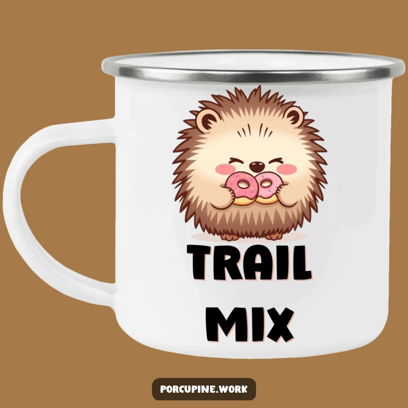 Funny Porcupine Campfire Mug: Share Warmth and Laughs Outdoors