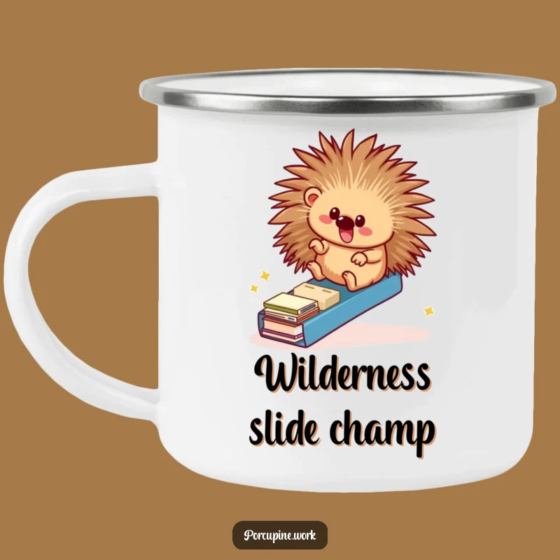 Funny Porcupine Office Ramp Camping Mug - Rugged Hilarious Outdoor Gear