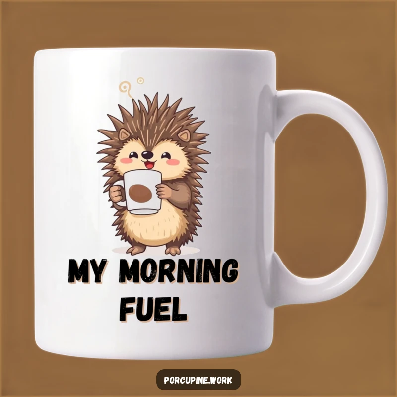 Funny Porcupine Coffee Mug - Triumphantly Delicious Brew for Coffee Lovers!