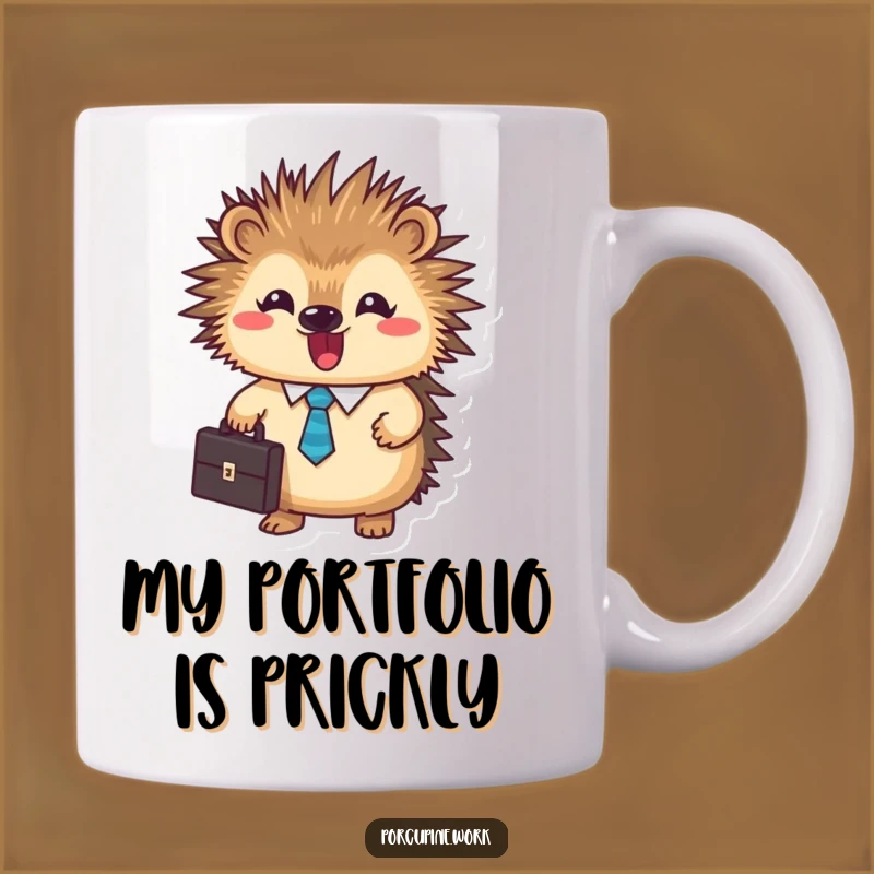 Funny Business Porcupine Mug: A Hilarious Gift for the Driven Professional