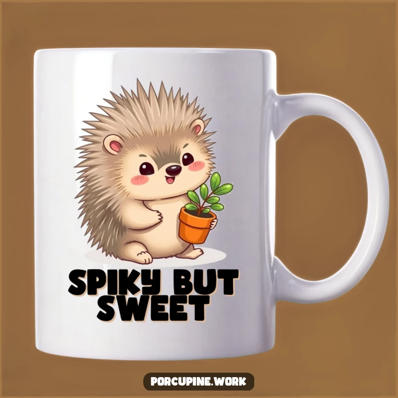 Funny Porcupine Plant Gift Mug: A Sweet & Hilarious Present