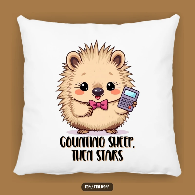 Cute Funny Smart Porcupine Pillow: Comfy Comfort for the Clever