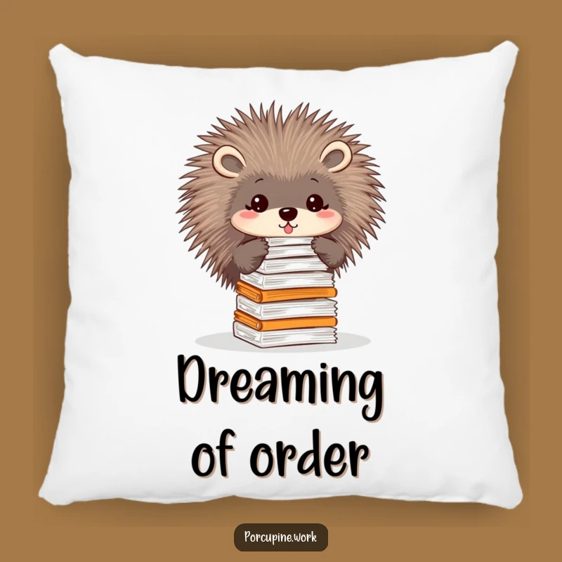 Funny Paper Balancer Porcupine Pillow: Supportive Comfort, A Hilarious Gift!