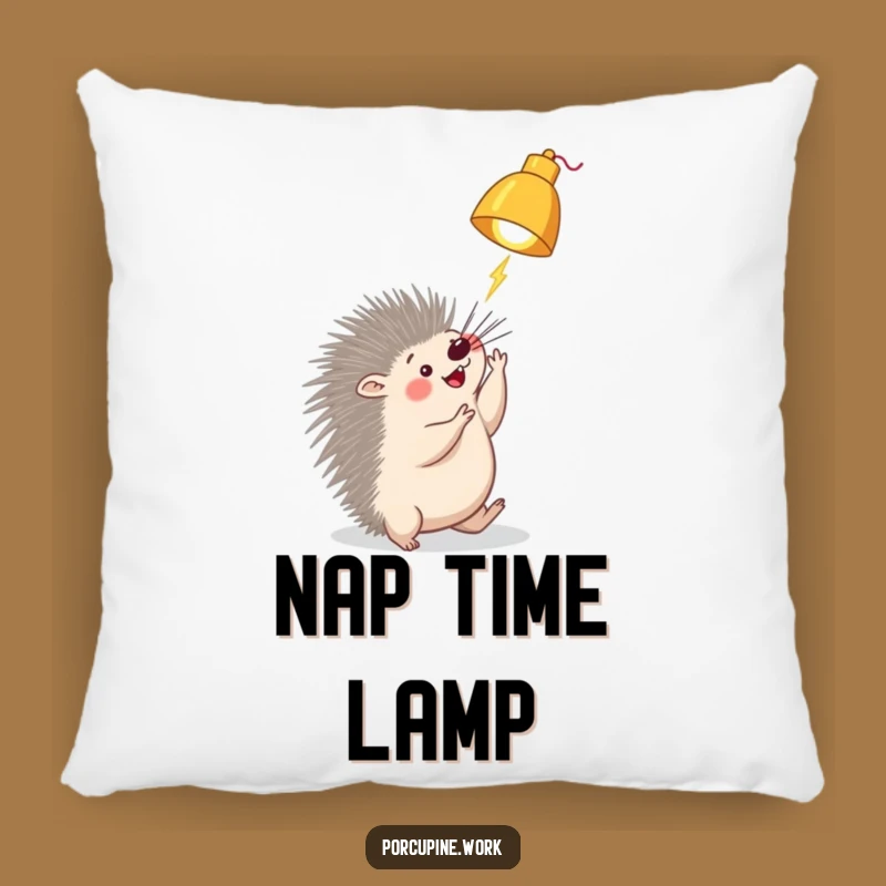 Funny Porcupine Lamp Pillow: Cuddle Up with This Hilarious Playmate!