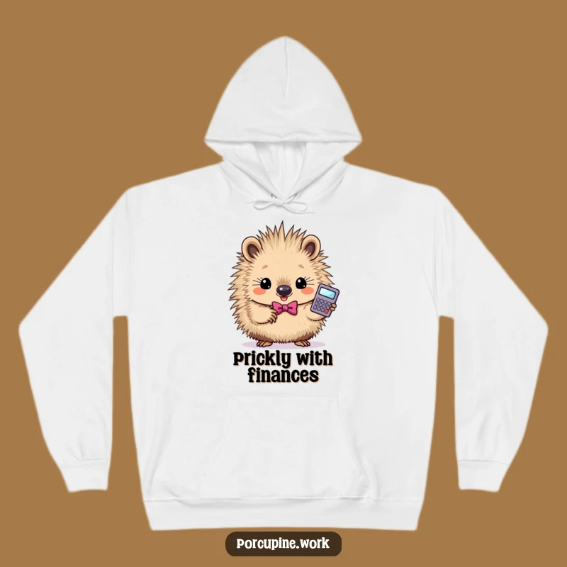 Cozy Funny Smart Porcupine Hoodie: Warmth for the Brainy