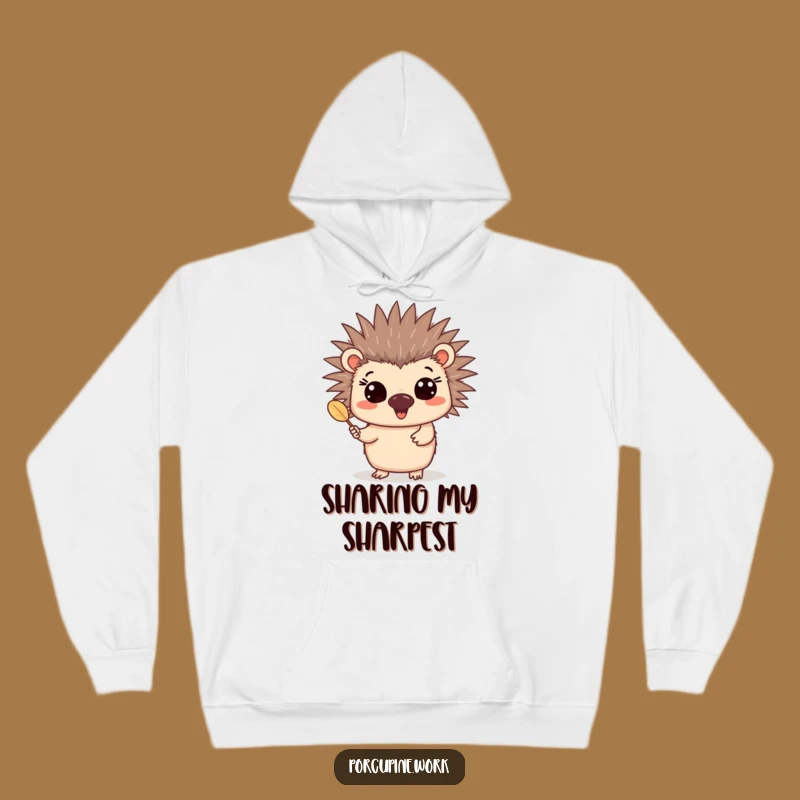 Cozy Funny Quill Porcupine Hoodie: Gift of Warmth and Smiles