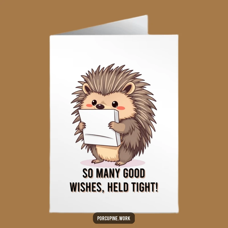 Funny Porcupine Papers Free Printable Birthday Card - Hilarious Organized Chaos!