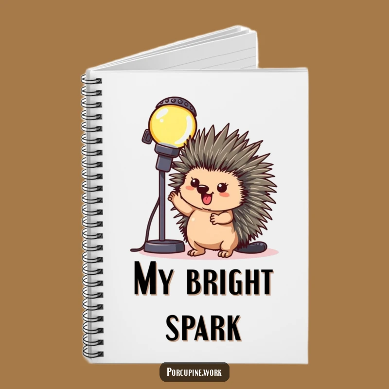 Funny Office Porcupine Light Notebook: Hilarious Journal for Wins