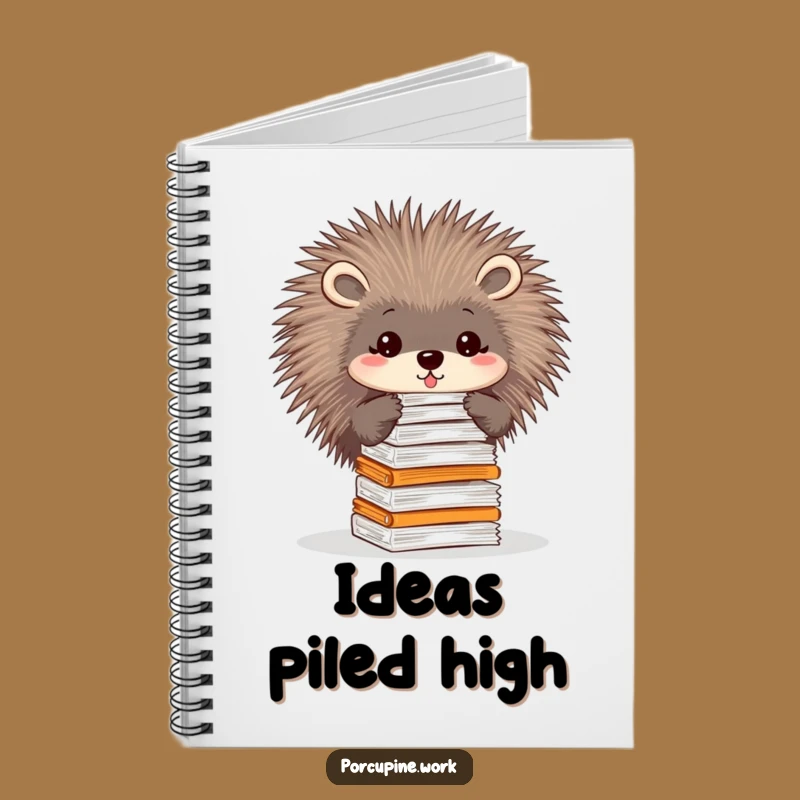 Funny Paper Balancer Porcupine Notebook: Organize Your Thoughts, A Hilarious Gift!