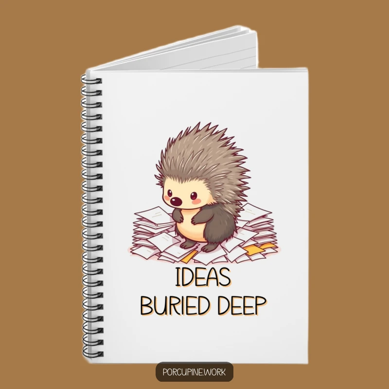 Funny Porcupine Notebook: Jot Down Ideas with Hilarious Style - A Great Gift!