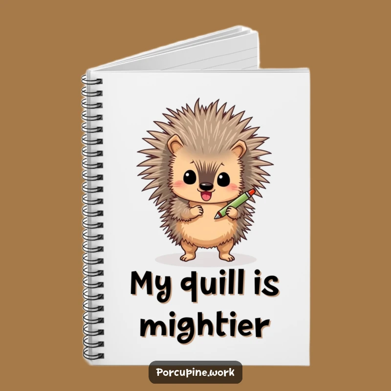Funny Porcupine Shimmy Notebook: Hilarious Journal for Creative Ideas and Notes