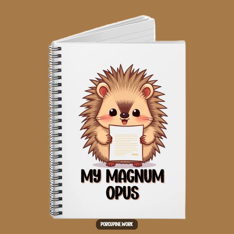 Funny Porcupine Success Notebook: Record Your Wins with Document, Perfect Funny Gift