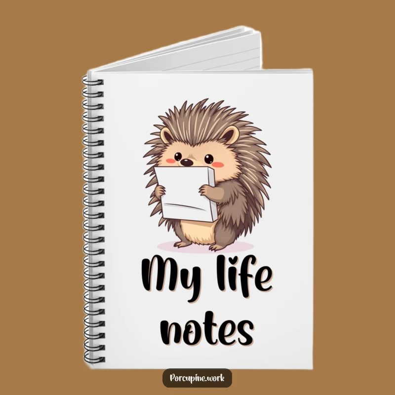 Funny Porcupine Paper Stacker Notebook: Jot Down Ideas with Hilarious Organization