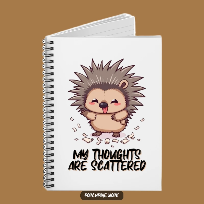Funny Mischief Porcupine Notebook: Jot Down Playful Ideas