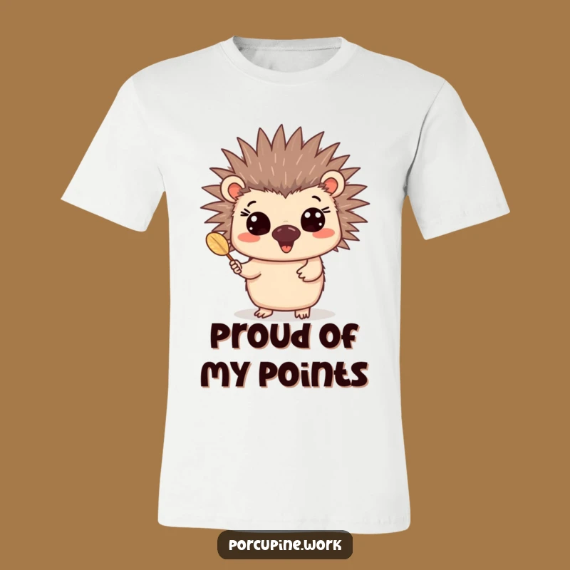 Funny Happy Porcupine Quill Tee: A Gift of Pure Delight